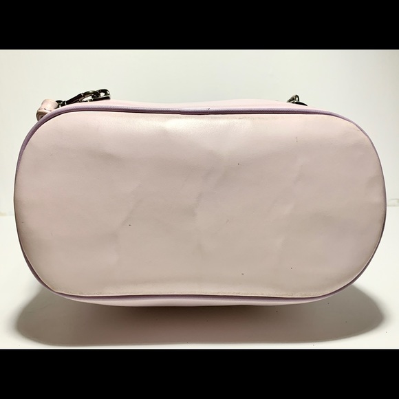 Lancaster Paris Pink Leather Convertible Bag shoulder backpack crossbody - Picture 5 of 8